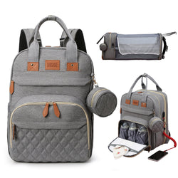 LarmTek Diaper Bag Backpack Travel Baby Changing Bags for Boys Girls Unisex